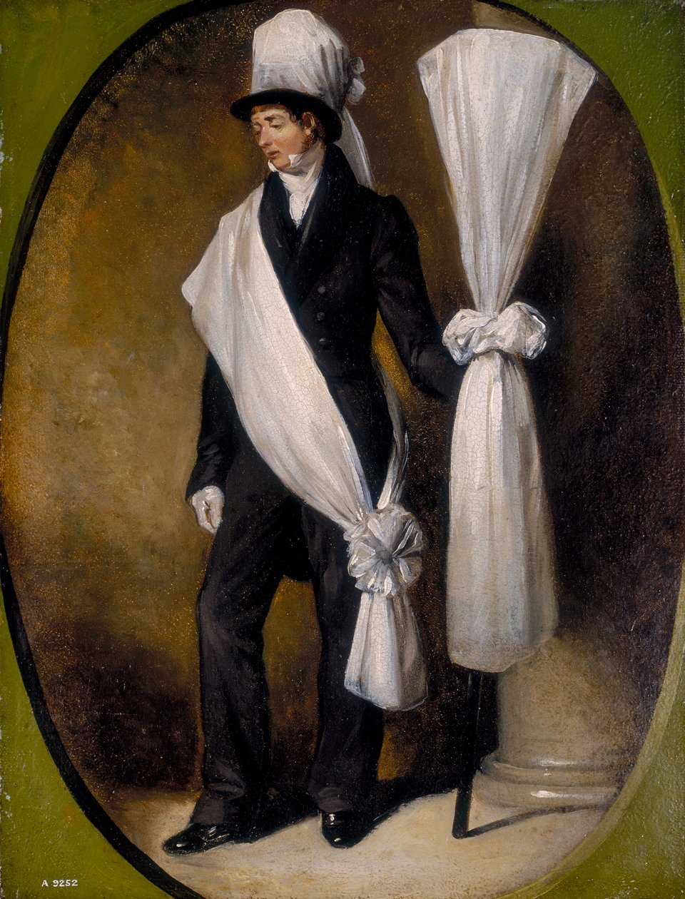 Ein Leichenträger, 1830er Jahre von Robert William Buss