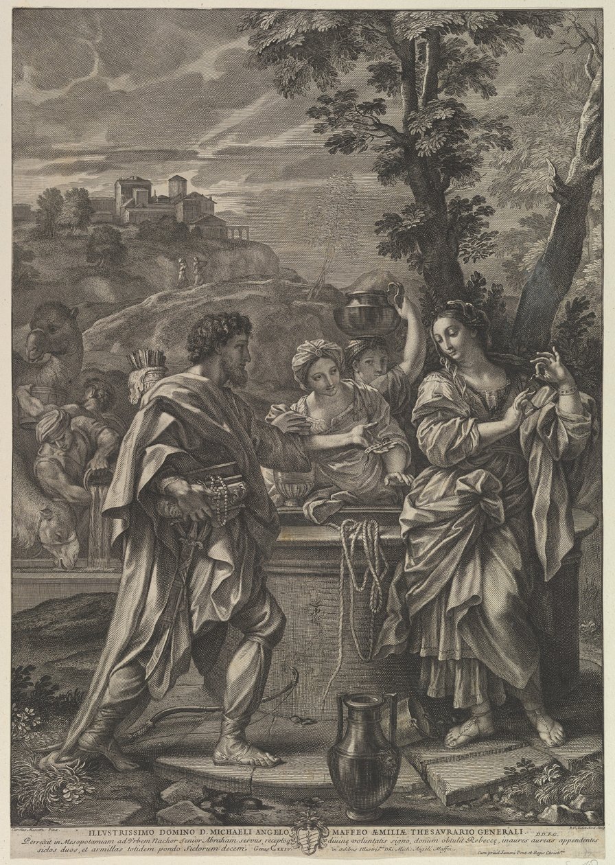 Rebekka am Brunnen von Robert van Audenaerde