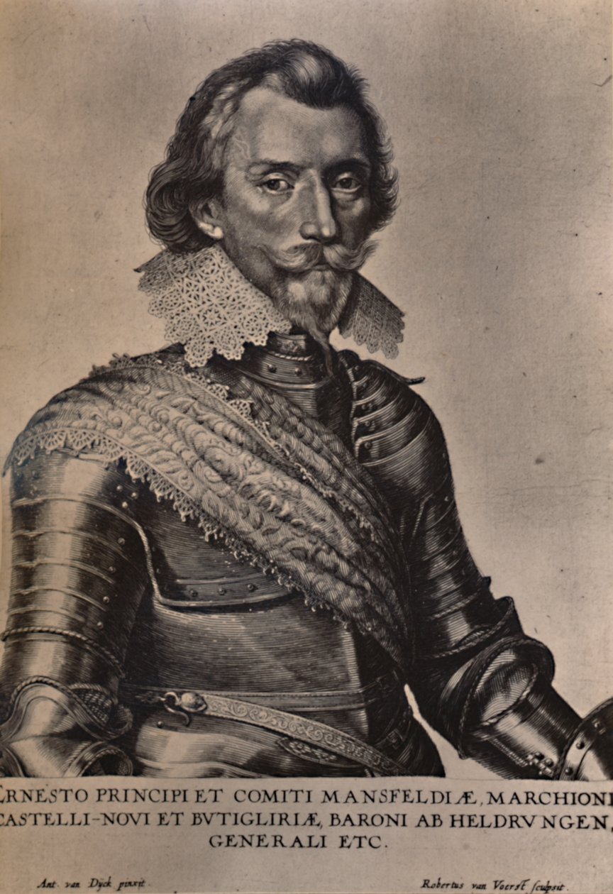 Graf Ernst von Mansfeld, deutscher General des Dreißigjährigen Krieges, 17. Jahrhundert 1894 von Robert van Voerst