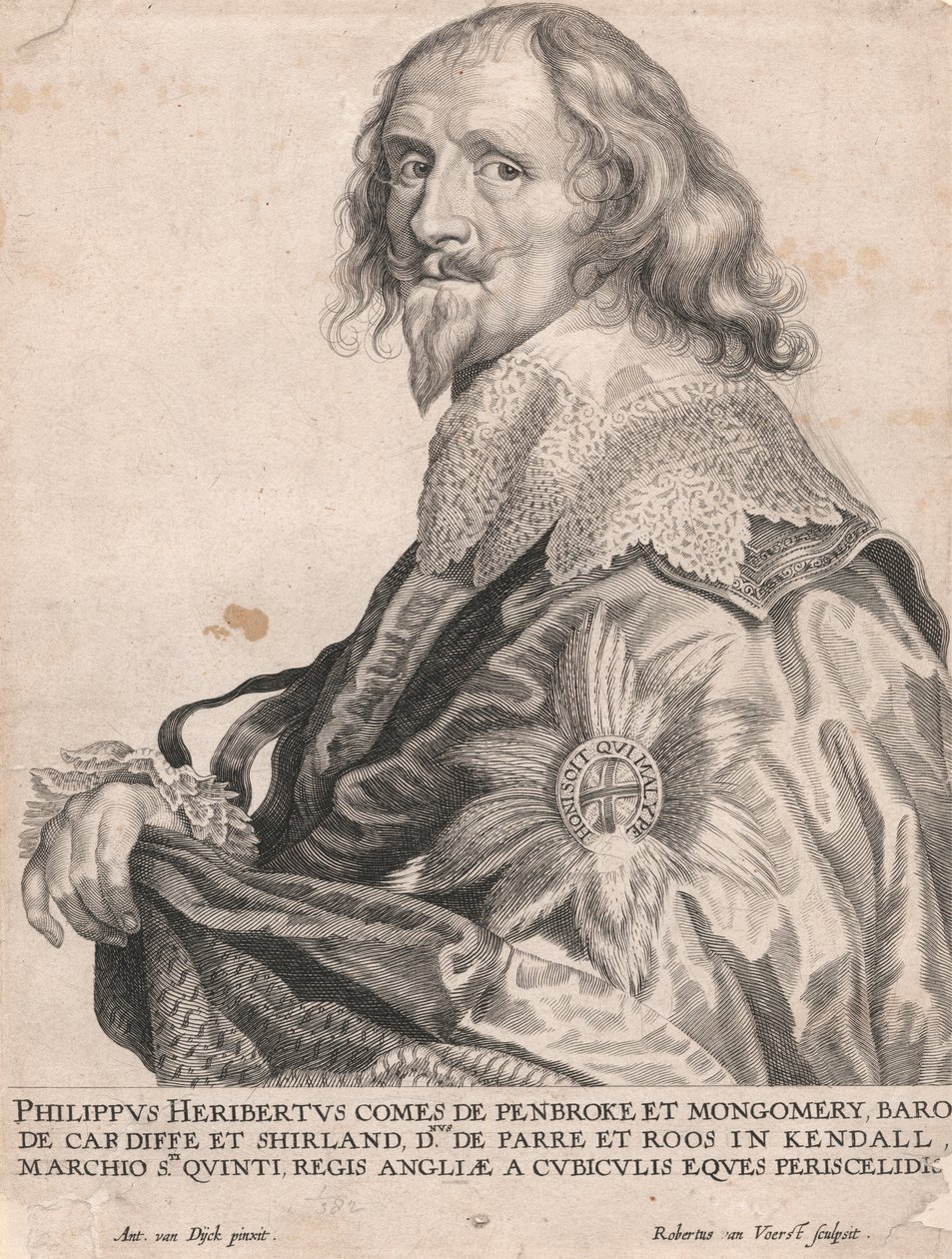 Philippus Heribertus Comes de Penbroke et Mongomery, Baro de Cardiffe et Shirland... von Robert van Voerst