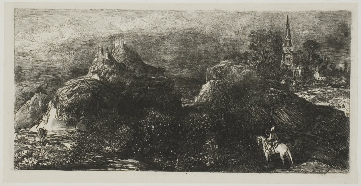 Die Rückkehr des Ritters von Rodolphe Bresdin