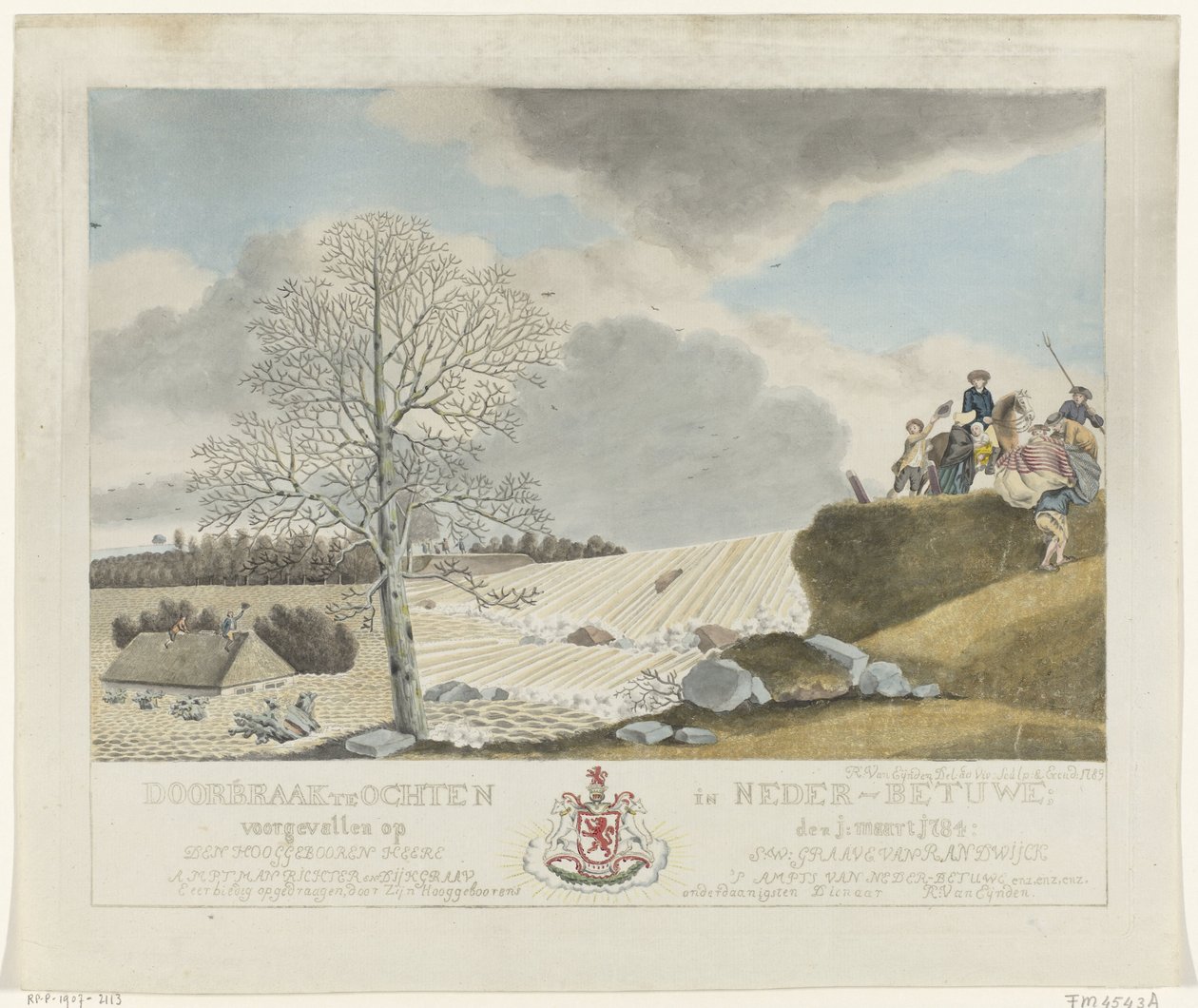 Durchbruch bei Ochten, 1784 von Roeland van Eynden