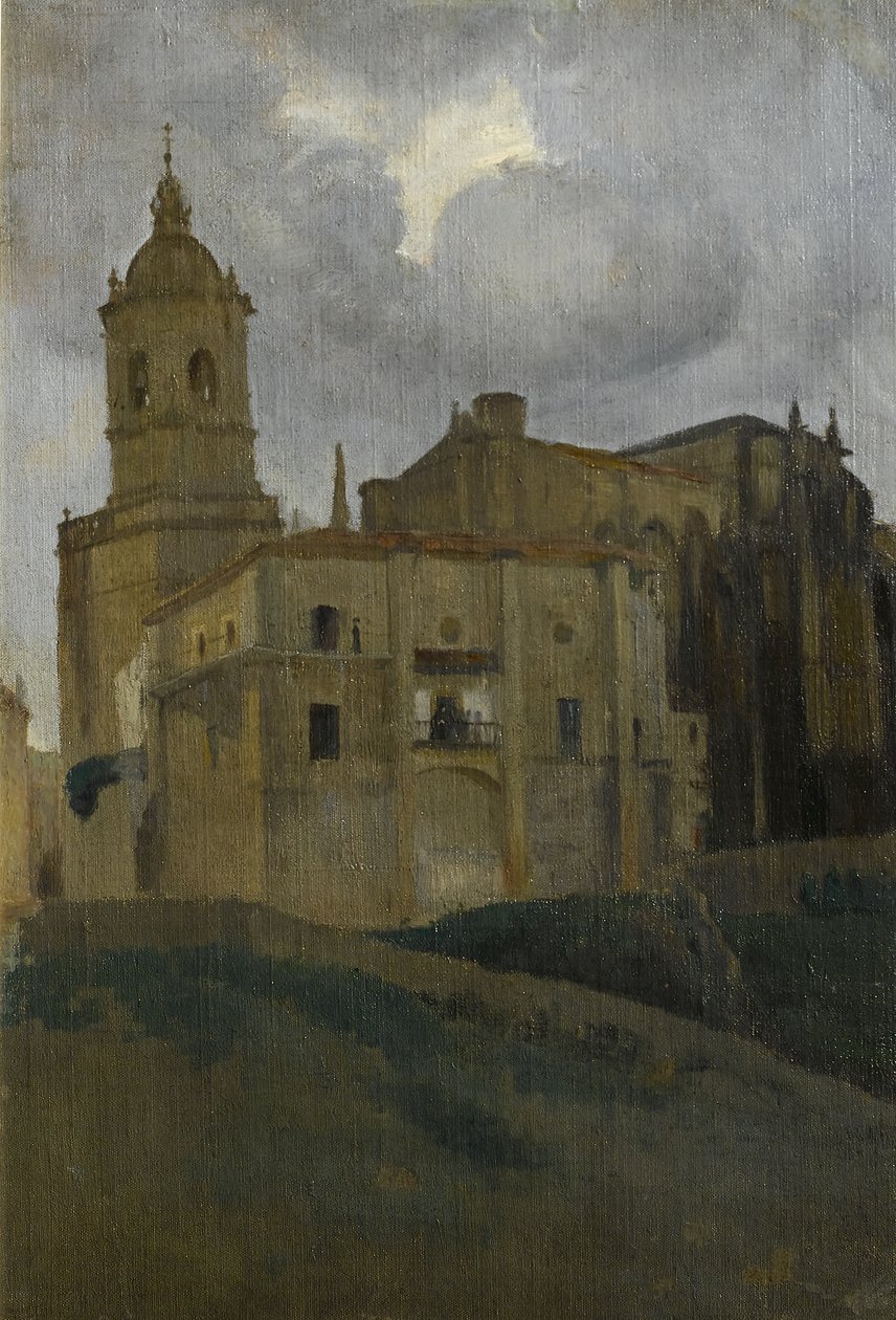 Italienische Hügelstadt, 1908-1910 von Roger Eliot Fry