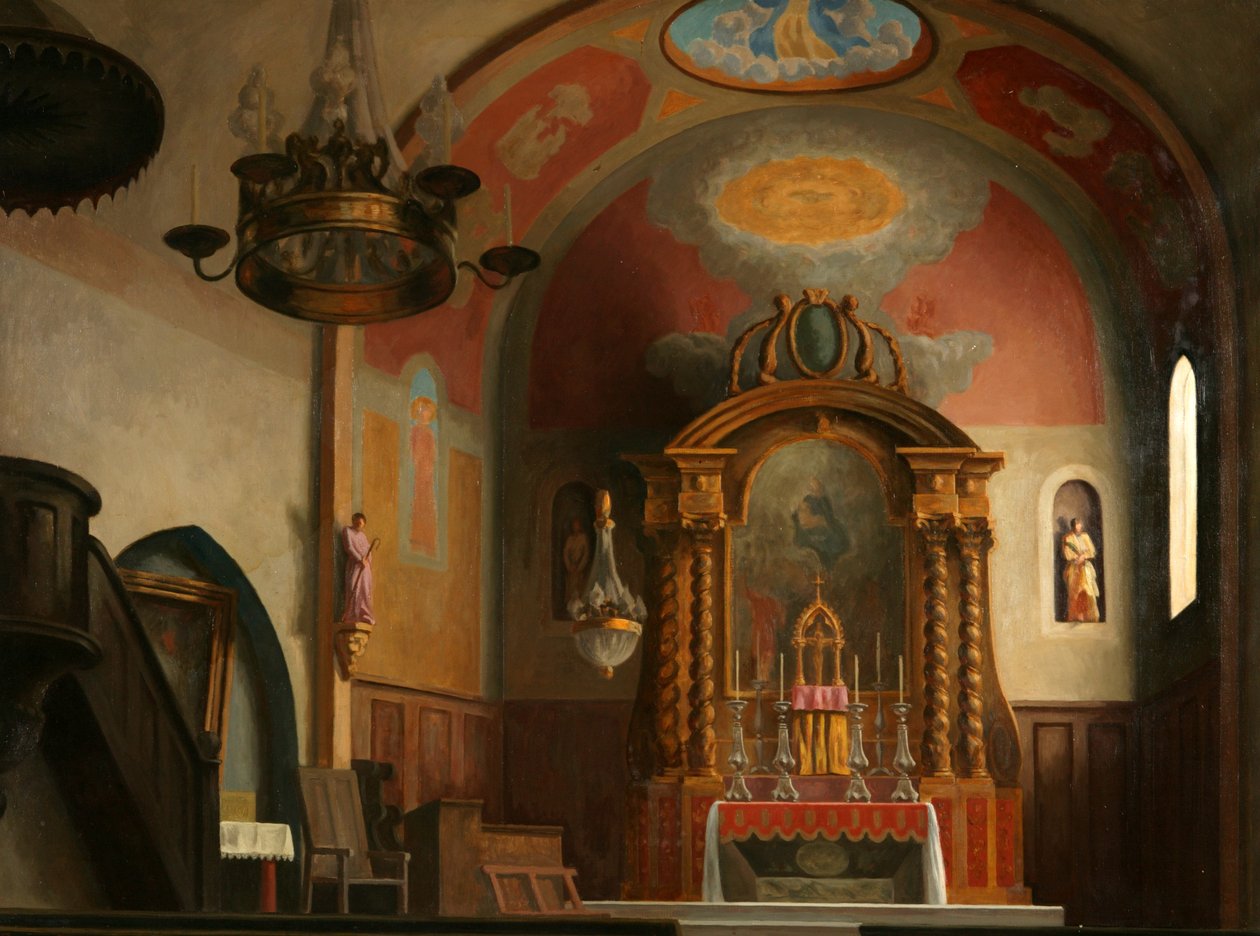 Die Kirche von Ramatuelle von Roger Eliot Fry