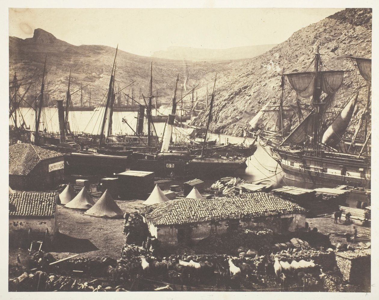 Kosakenbucht, Balaklawa von Roger Fenton