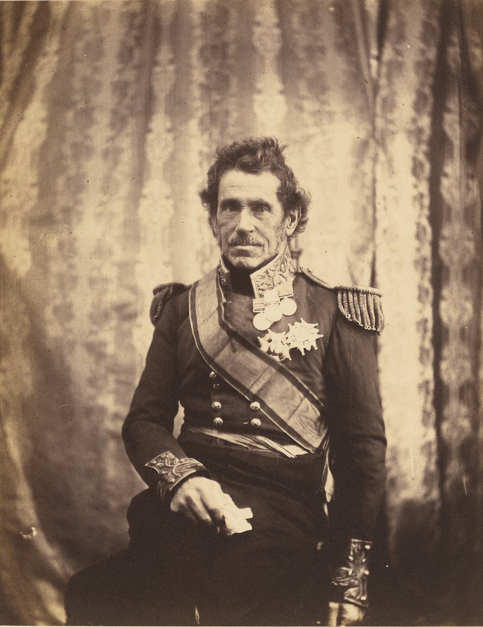 Generalleutnant Sir De Lacy Evans, G.C.B. von Roger Fenton