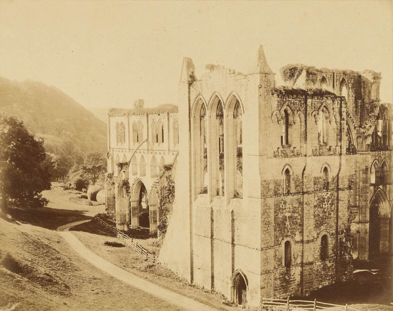 Rievaulx Abbey von Roger Fenton