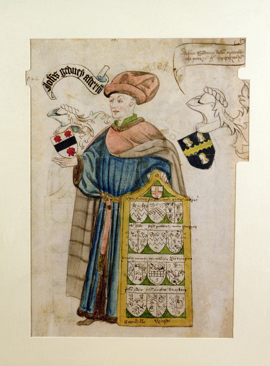 John Gedney in den Roben des Stadtältesten, ca. 1450 von Roger Leigh