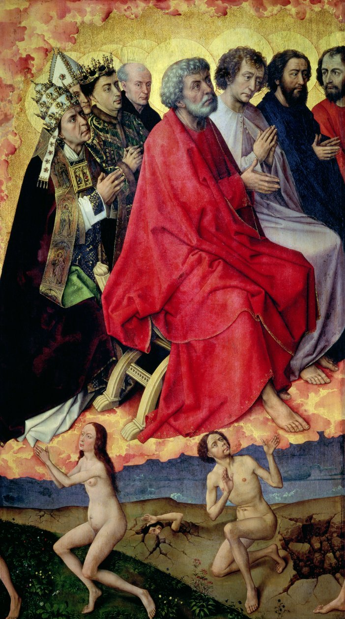 Detail der Auferstehung der Toten, aus Das Jüngste Gericht, ca. 1445-50 (Detail) von Rogier van der Weyden