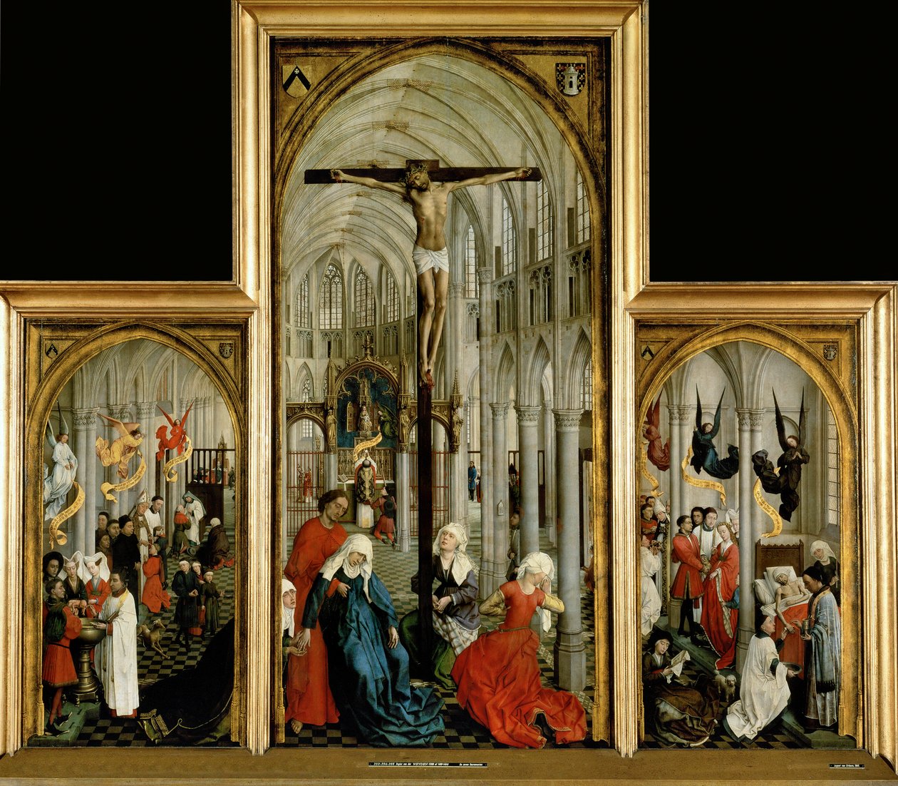 Altar der Sieben Sakramente von Rogier van der Weyden