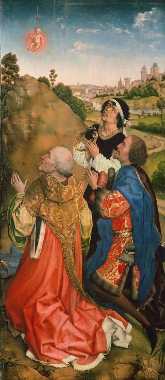 Bladelin-Altar von Rogier van der Weyden (Detail) von Rogier van der Weyden