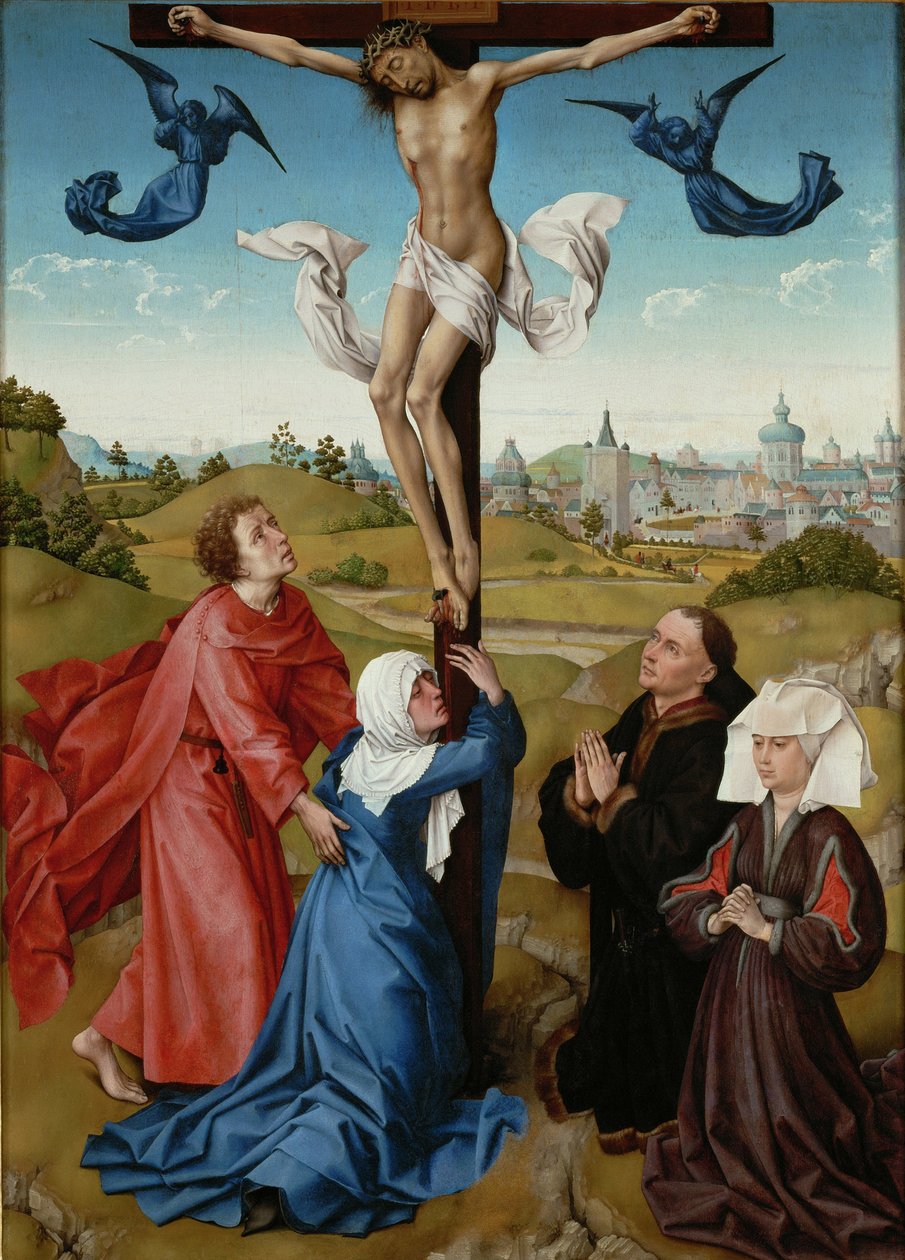Die Kreuzigung, Triptychon der Kreuzigung, ca. 1440 von Rogier van der Weyden