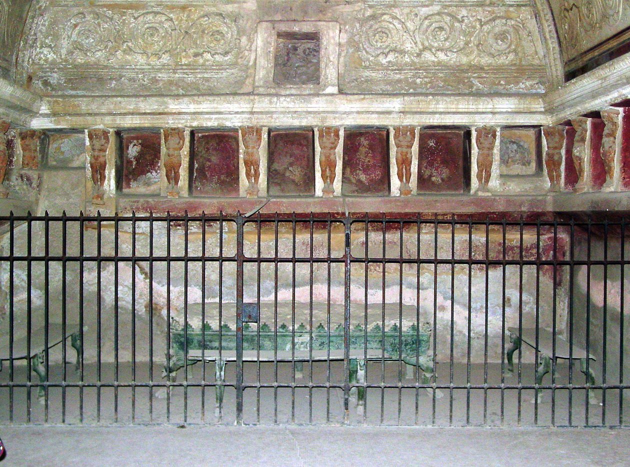 Das Tepidarium der Forumsthermen von Roman