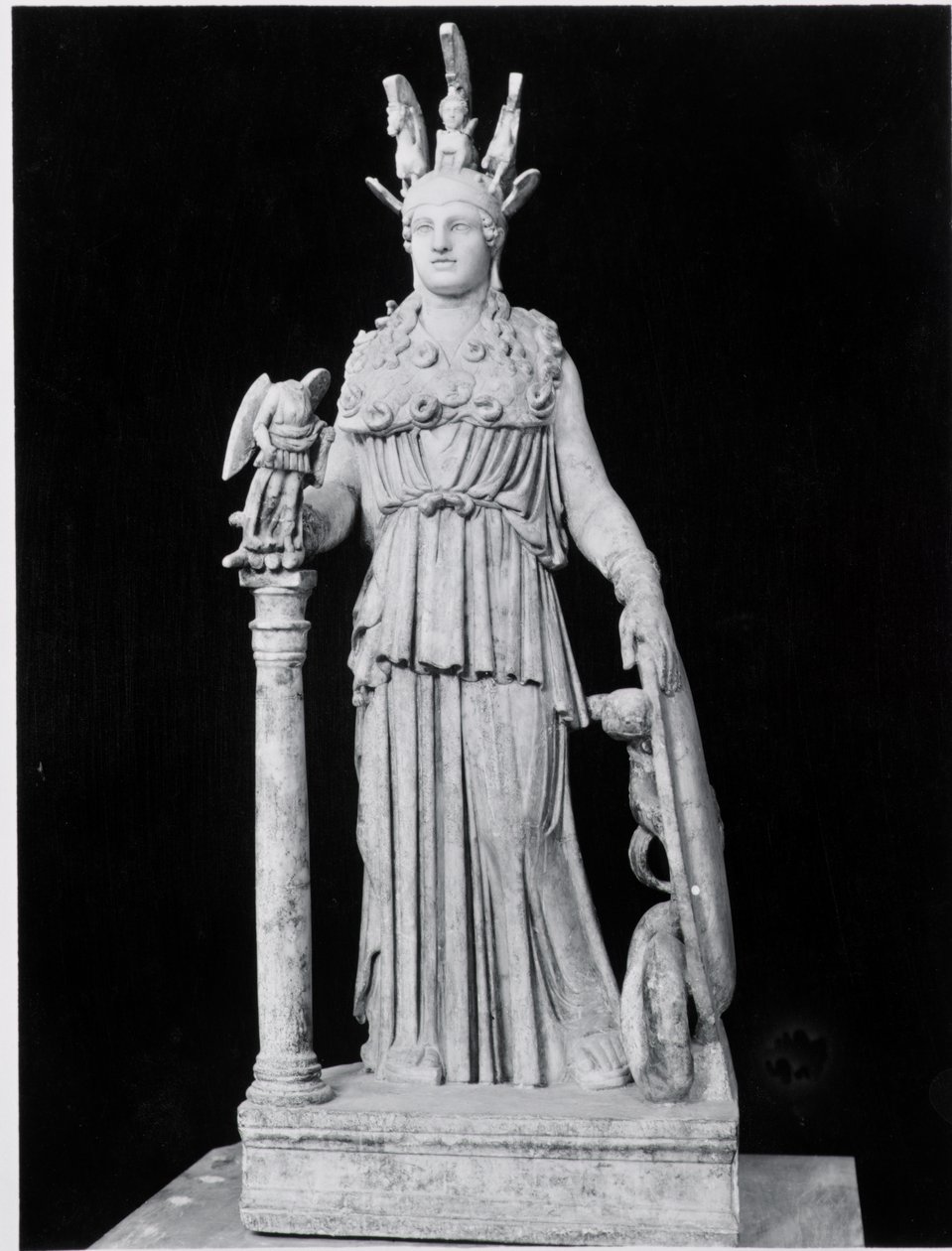 Athena Parthenos, Kopie eines Originals aus dem 5. Jahrhundert von Phidias von Roman