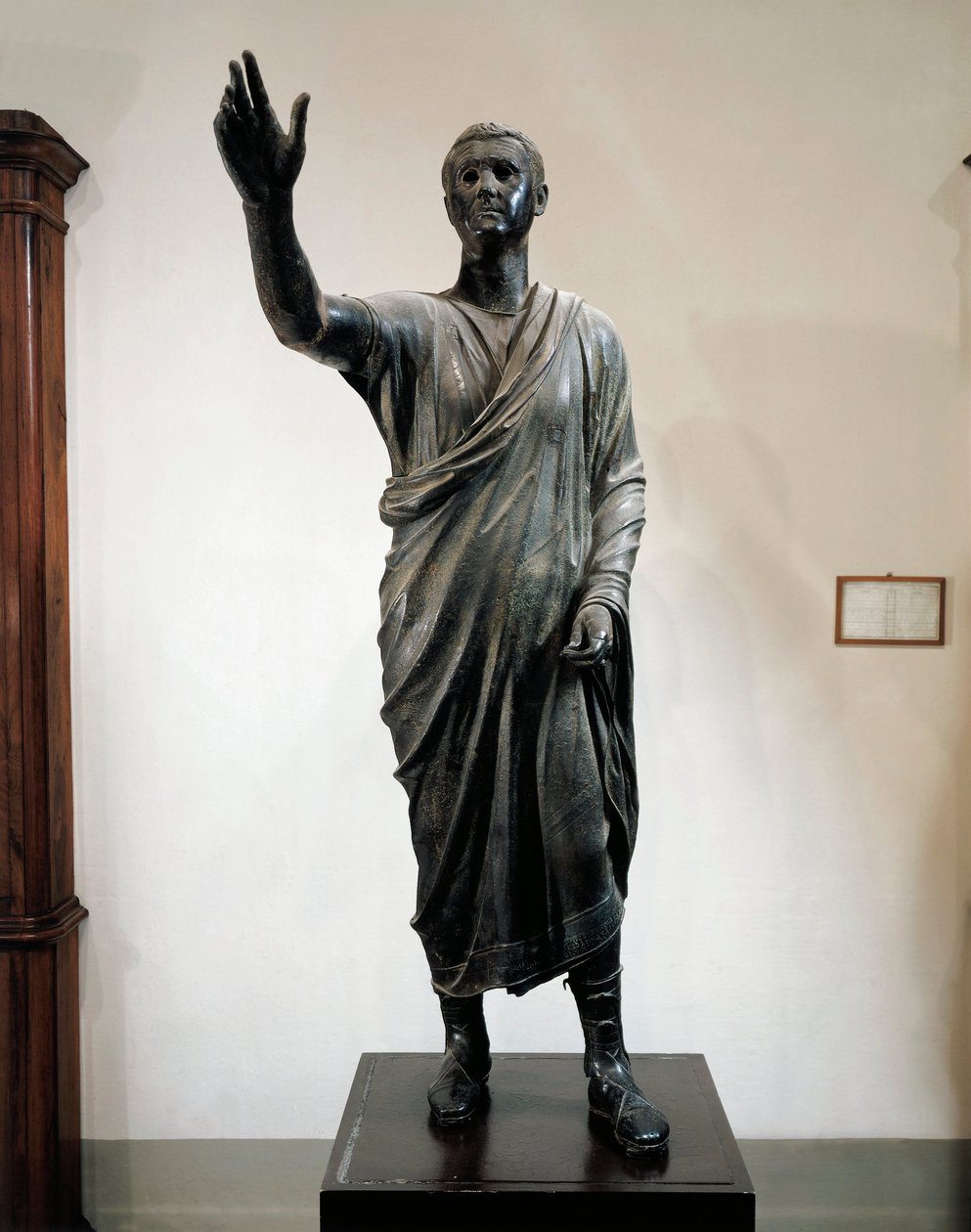 Bronzestatue von Aule Metele, Der Redner (Arringatore), aus Pila, Perugia, Italien, circa 80 v. Chr. von Roman