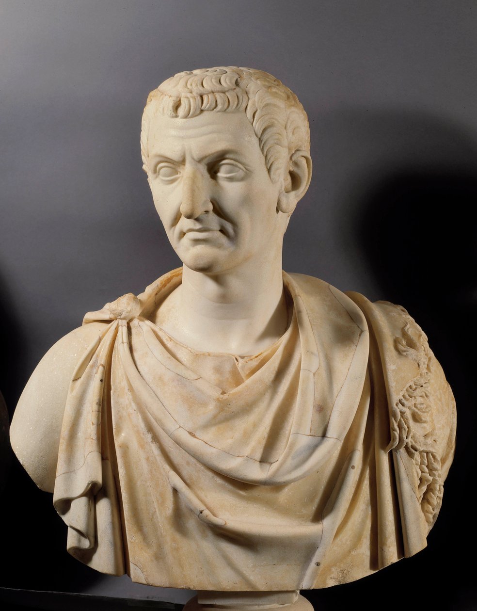 Büste des Kaisers Nerva (Marcus Cocceius Nerva) (26-98 n. Chr.), Paris, Louvre Museum von Roman