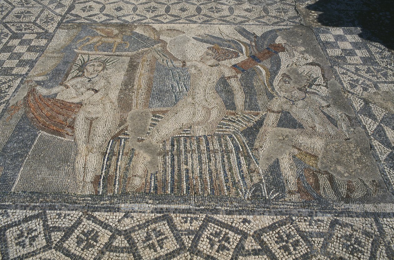 Diana und Actaeon, vom Boden des 