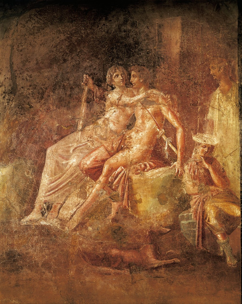 Fresko, das Ares und Aphrodite darstellt, Haus des Citharisten, Pompeji, Italien von Roman