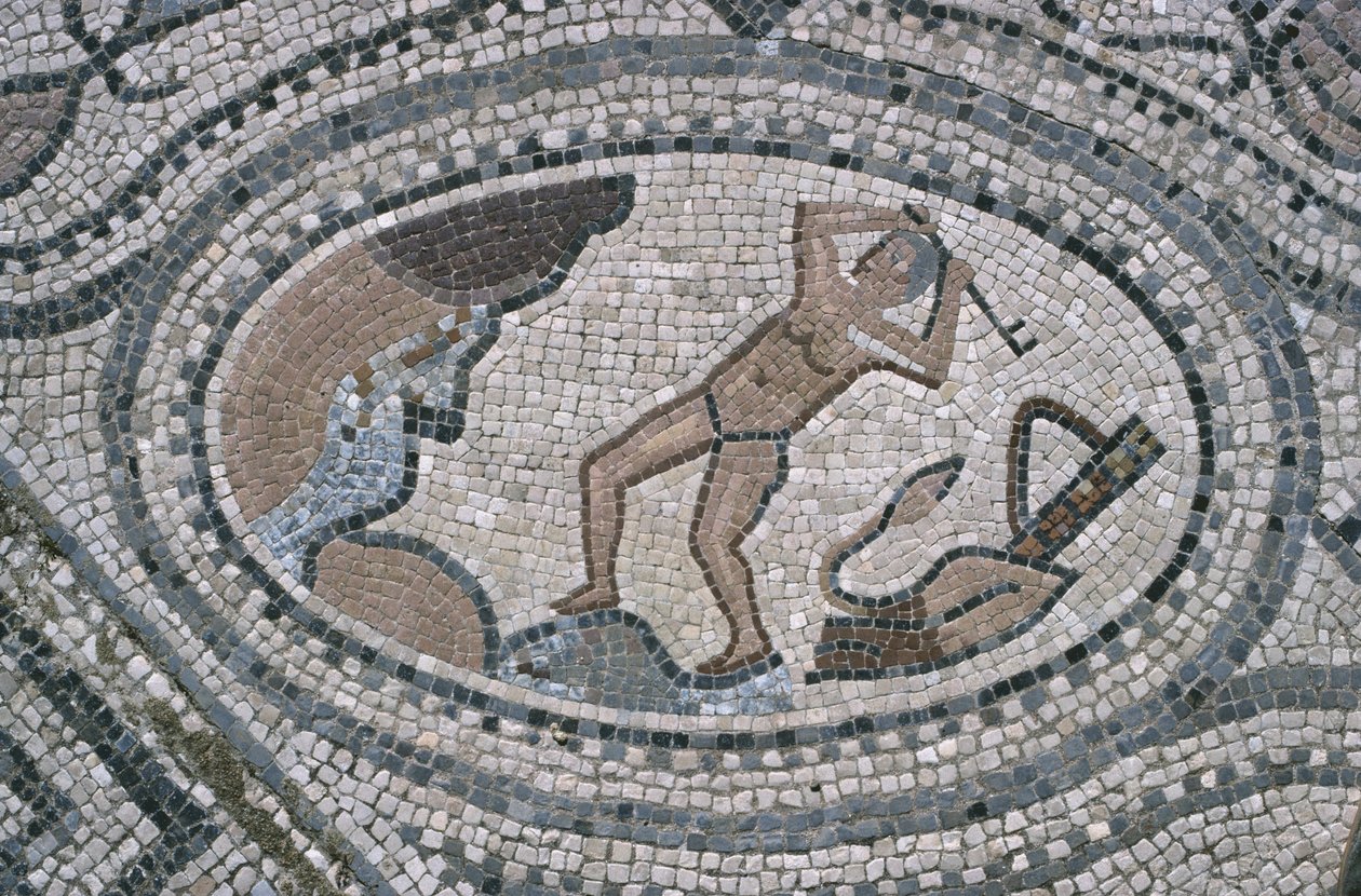 Herkules und die Augiasställe, vom Boden des 