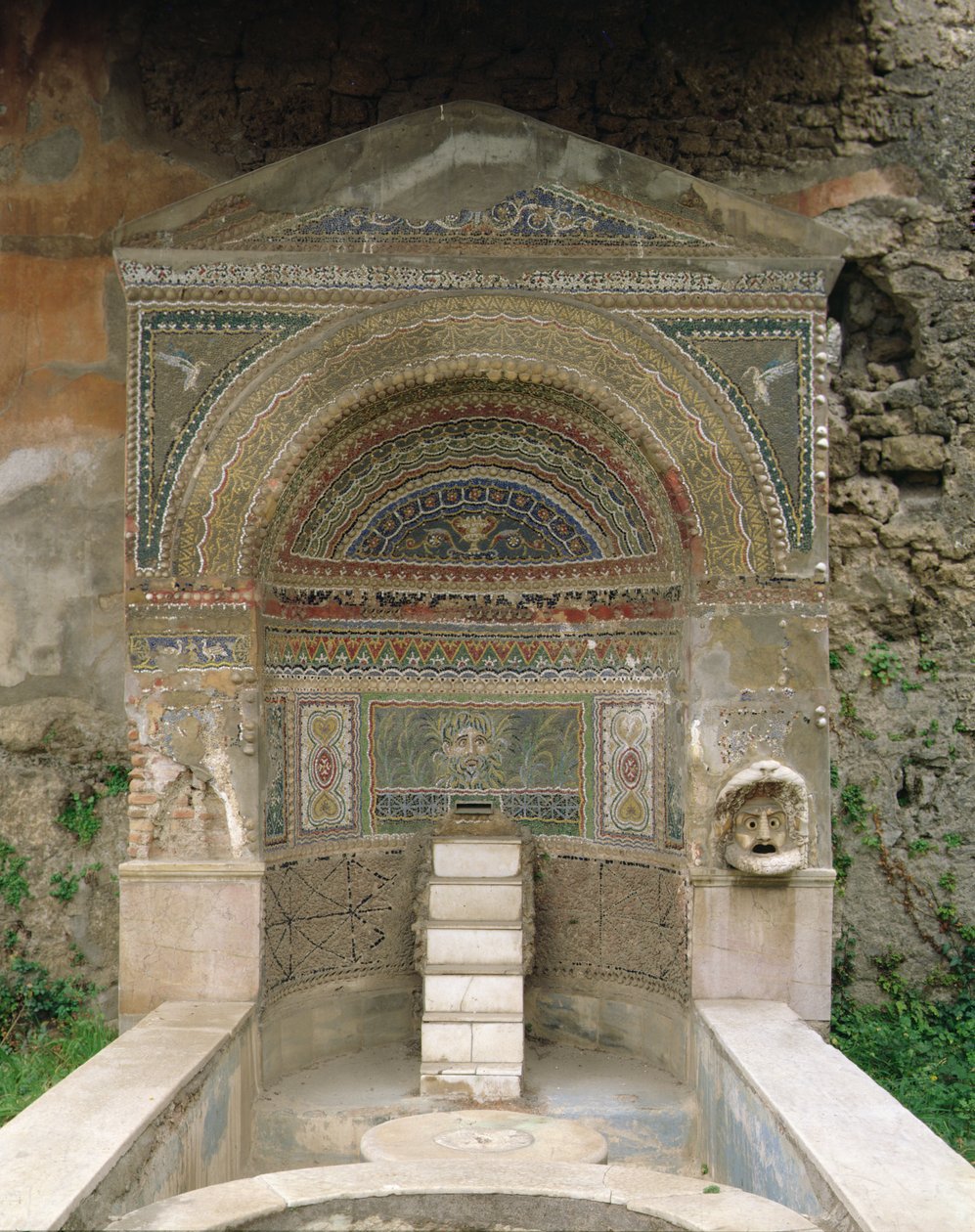 Haus des großen Brunnens, Straße des Merkur, Pompeji, Italien (Foto) von Roman