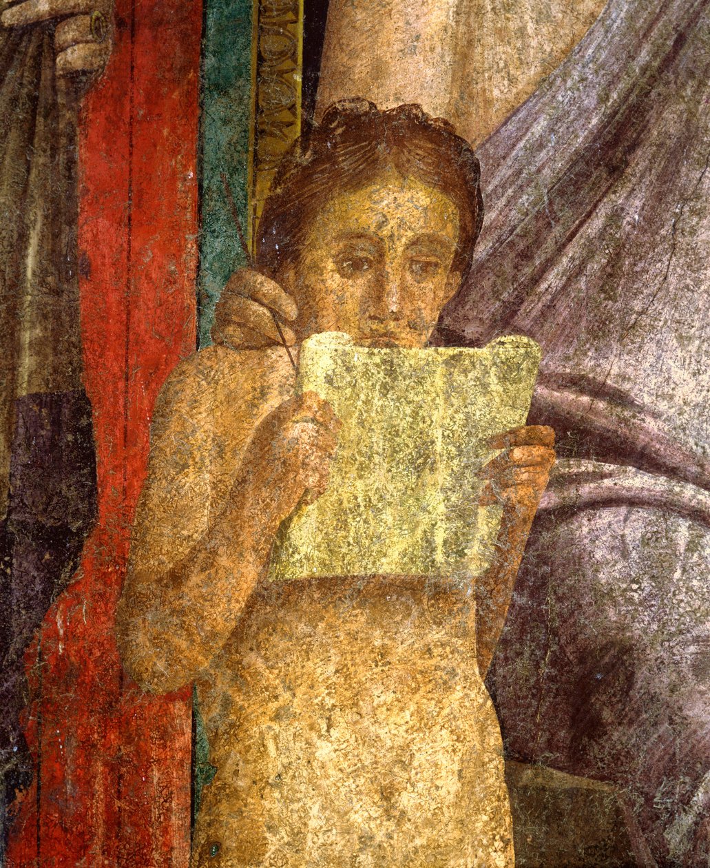 Einweihungsriten des Dionysoskults, Fresko aus der Villa Dei Mysteri von Roman