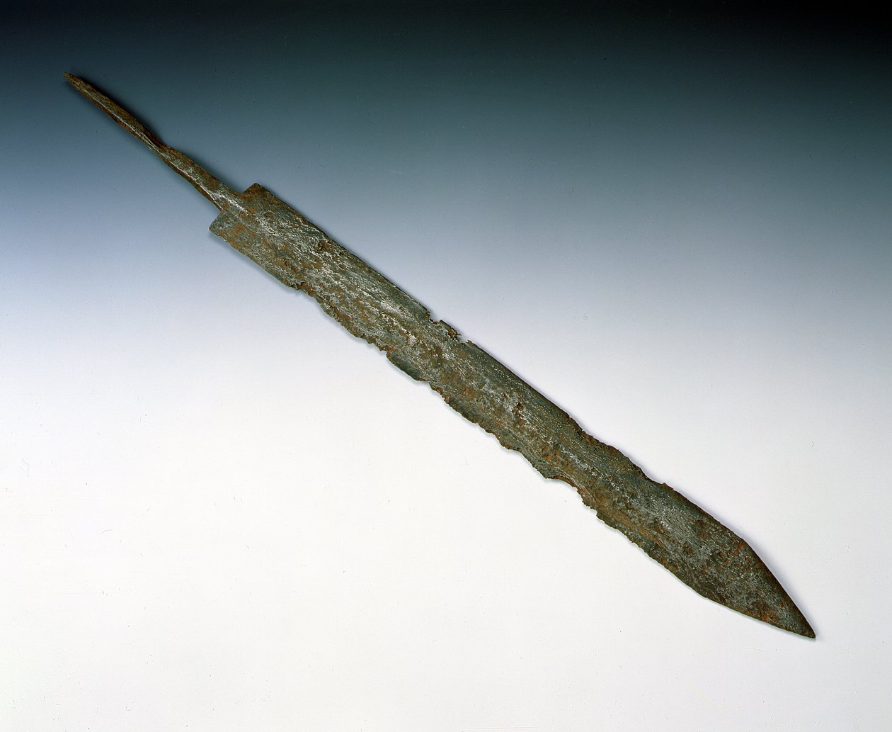 Legionärsschwert oder Gladius, von der römischen Stätte in Newstead, Melrose, 80-100 n. Chr. (Bronze) von Roman