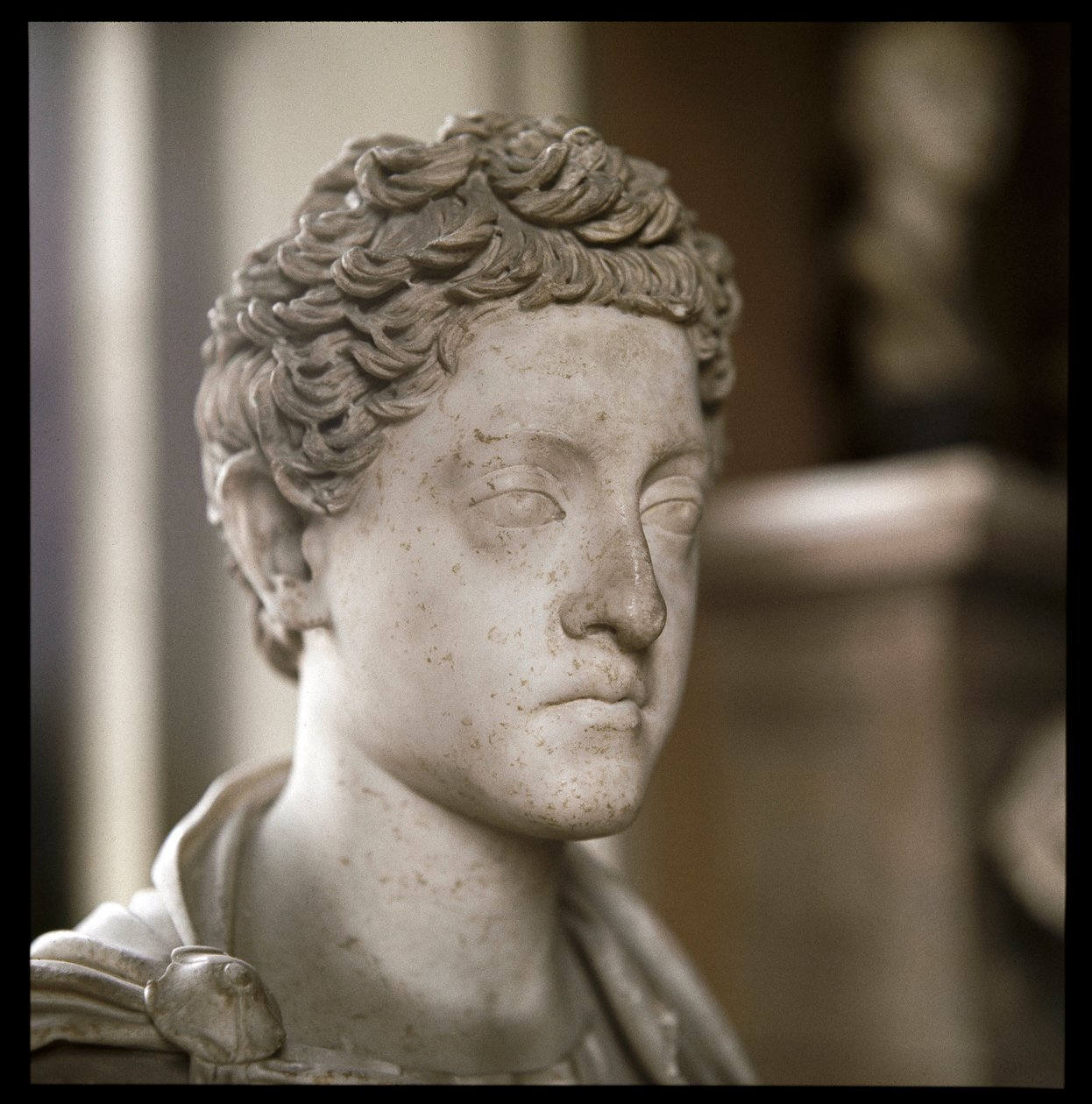 Marmorbüste des Kaisers Commodus (Skulptur, 2. Jahrhundert) von Roman