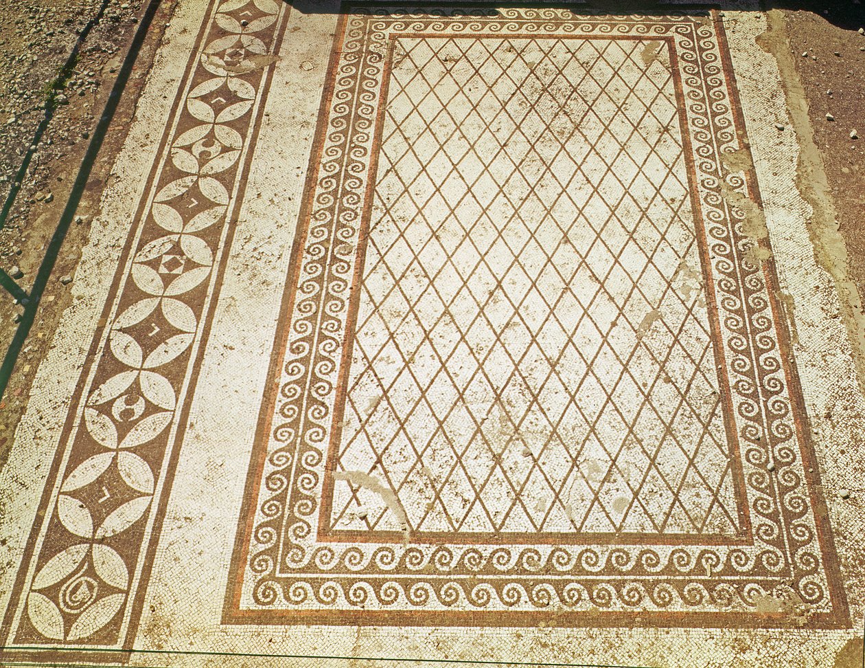 Mosaikboden aus dem Haus der Messii von Roman