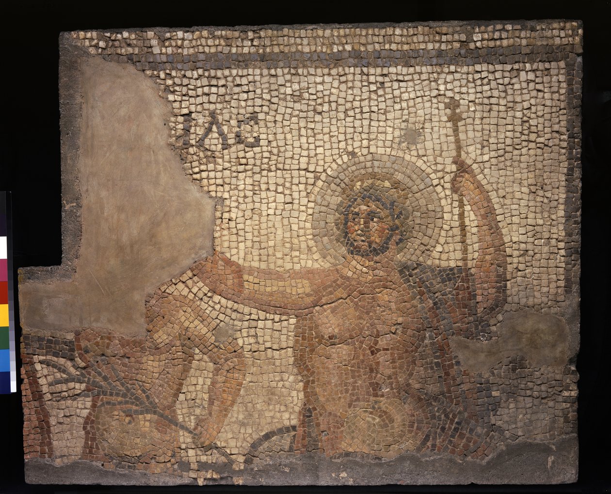 Mosaik aus dem Haus des Menander mit Zeus von Roman