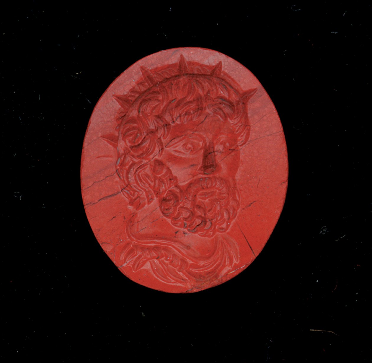 Ring mit einem Porträt des Kaisers Postumus von Roman