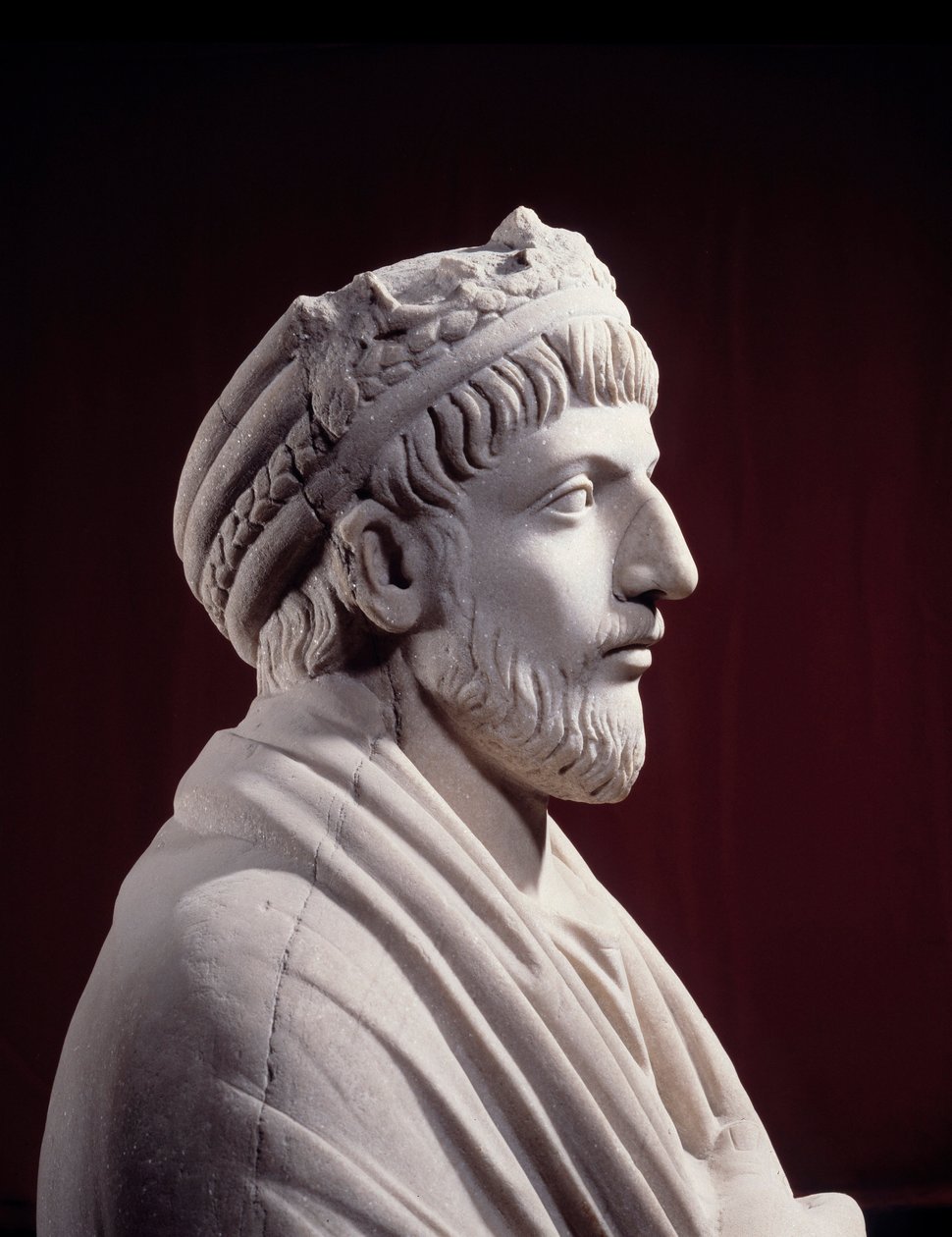 Römisch-Griechische Kunst: Skulptur des römischen Kaisers Julian der Abtrünnige von Roman