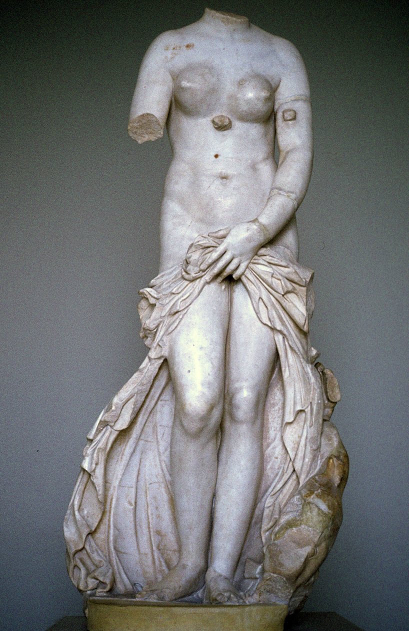 Venus Laudolina oder Anadyomene. Skulptur, Museum von Syrakus, Sizilien, Italien von Roman