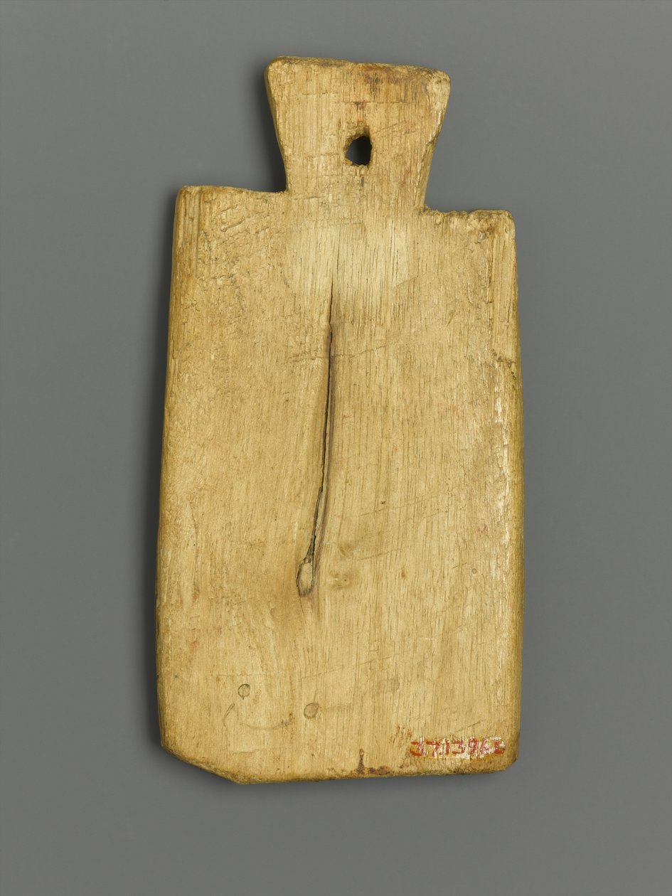 Mumienanhänger mit griechischer Inschrift von Roman Period Egyptian