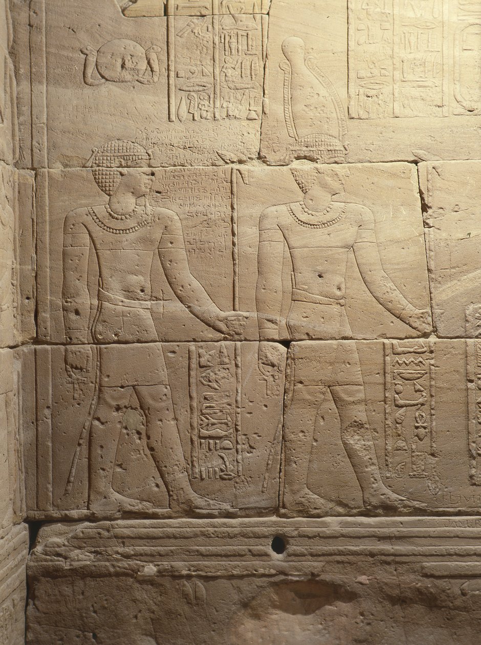Der Tempel von Dendur, ca. 10 v. Chr. (äolischer Sandstein) von Roman Period Egyptian