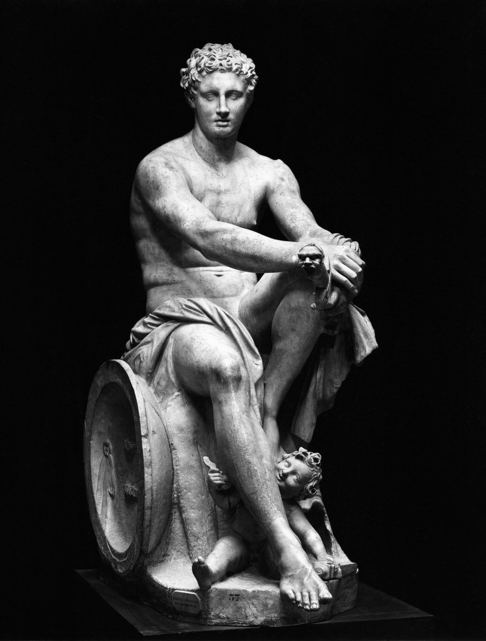 Der Ares Ludovisi, Kopie eines griechischen Originals aus dem 4. Jahrhundert v. Chr. von Roman Roman