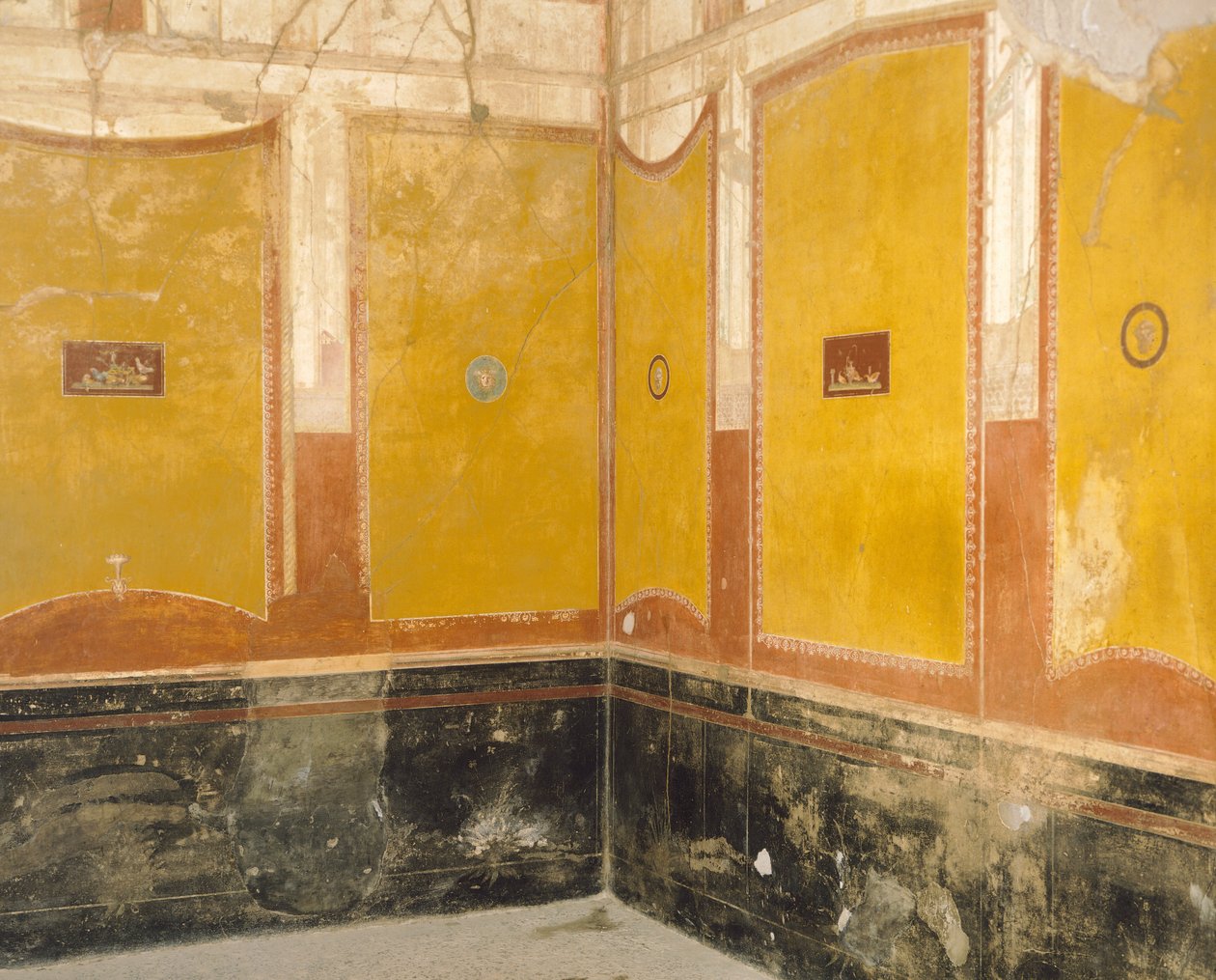 Wandmalereien im Haus der Vettii, Pompeji, Kampanien, römische Zivilisation von Roman Roman