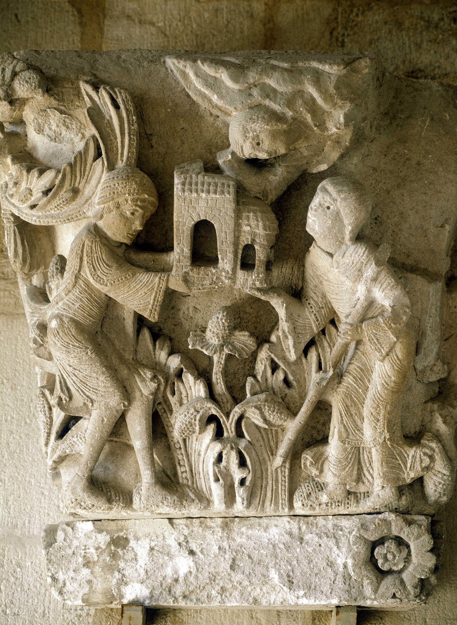 Kapelle der Kathedrale Saint Lazarus von Autun. Romanische Kunst des 13. Jahrhunderts. Autun, Saône und Loire, Burgund, Frankreich. von Romanesque