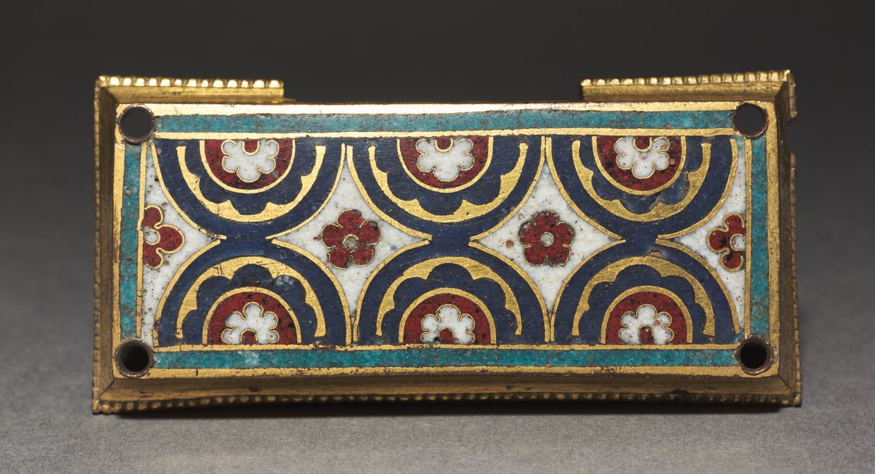 Plakette, wahrscheinlich von einem Reliquienschrein, ca. 1180-1190 von Romanesque