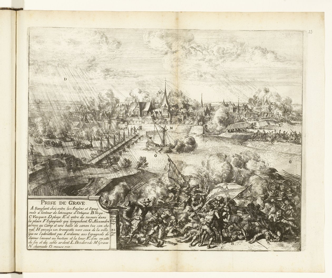 Belagerung und Einnahme von Grave, 1586 von Romeyn de Hooghe