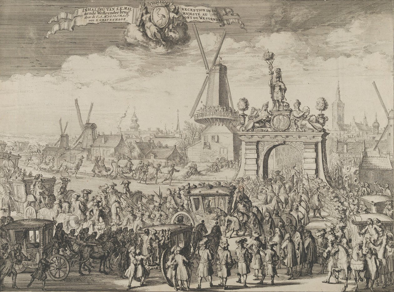 Einzug von Wilhelm III. in Den Haag, 1691 von Romeyn de Hooghe
