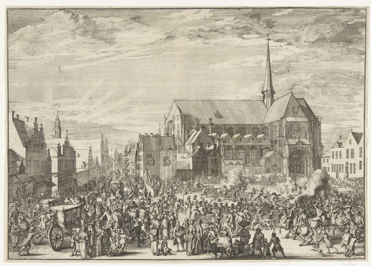Einzug von Leopold I. in Brüssel, 1686 von Romeyn de Hooghe