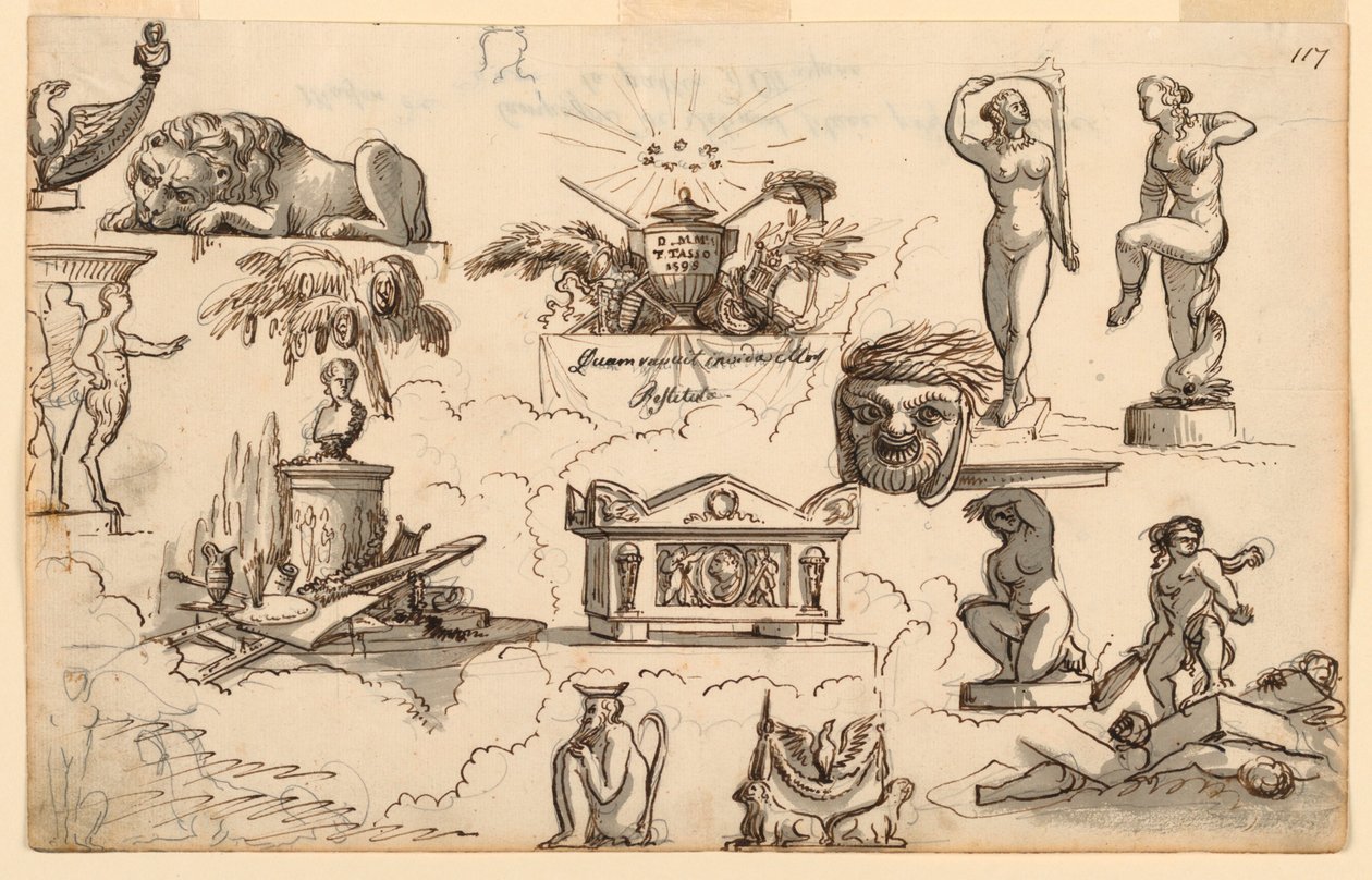 Dekorative Motive von Romolo Achille Liverani