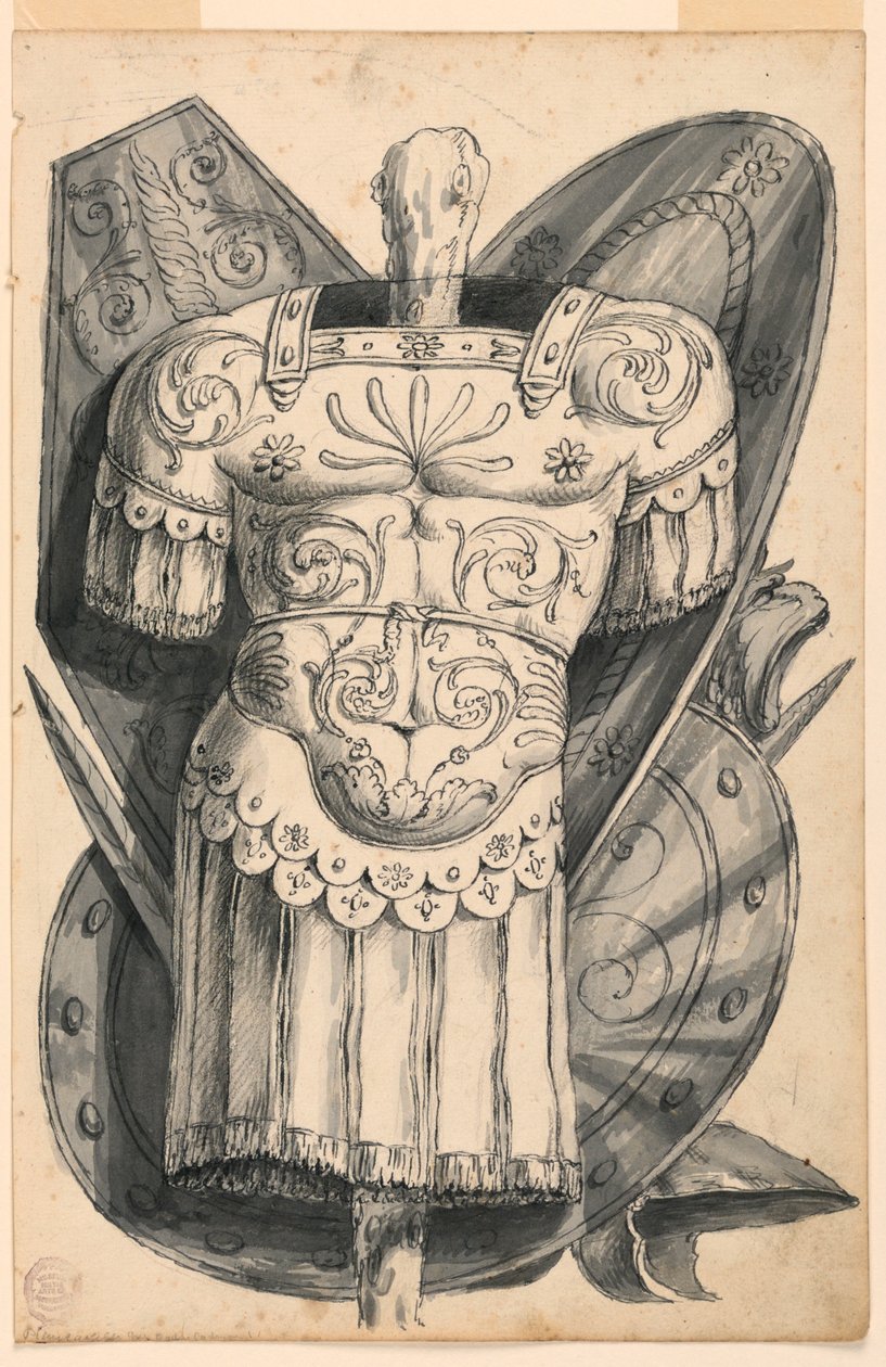 Trophäe mit Waffen von Romolo Achille Liverani