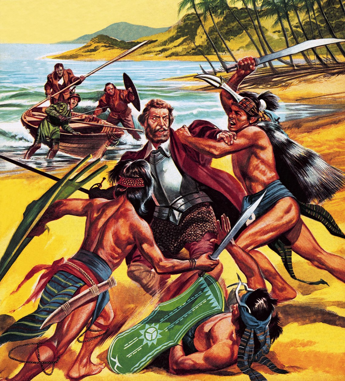 Tod von Ferdinand Magellan von Ron Embleton