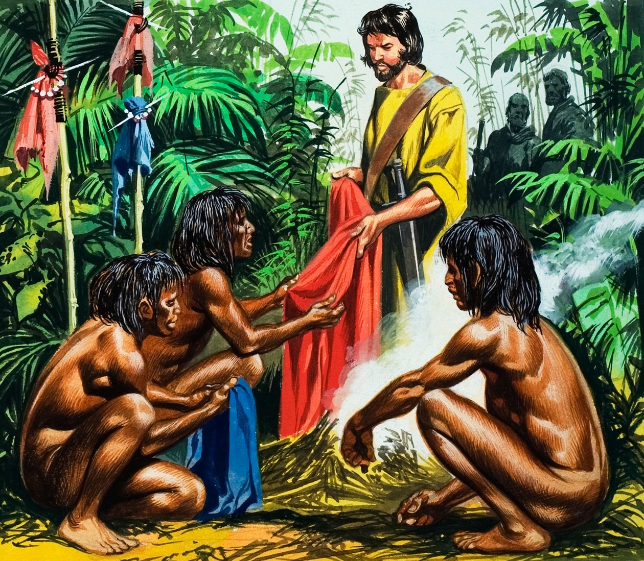 Marco Polo, Bedrohung der Kannibalen, 20. Jahrhundert von Ron Embleton