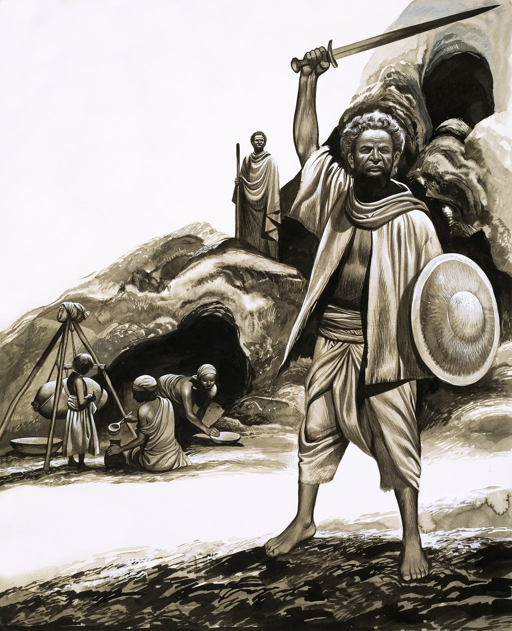 Primitive Völker von heute: Die Qara – Sie nennen sie die Söhne von Saba von Ron Embleton