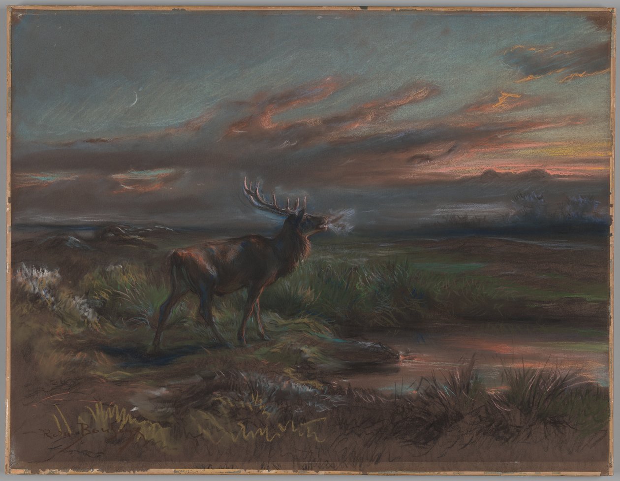 Der Ruf des Hirsches von Rosa Bonheur