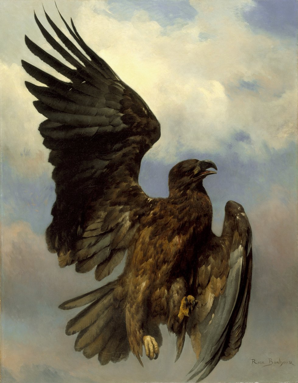 Der verwundete Adler von Rosa Bonheur
