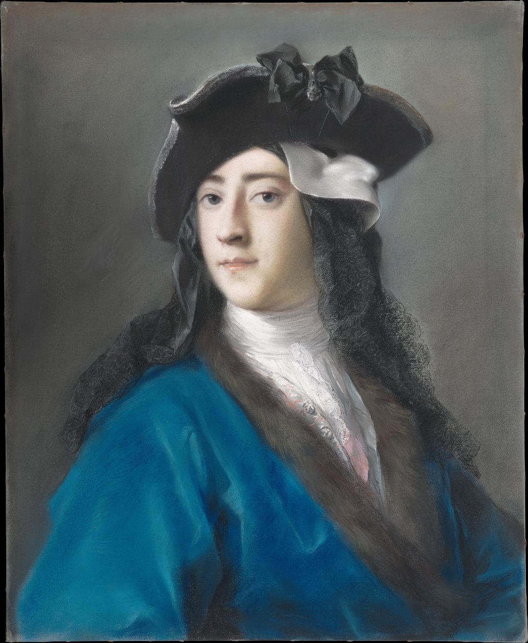 Gustavus Hamilton (1710–1746), Zweiter Viscount Boyne, im Maskenkostüm von Rosalba Carriera