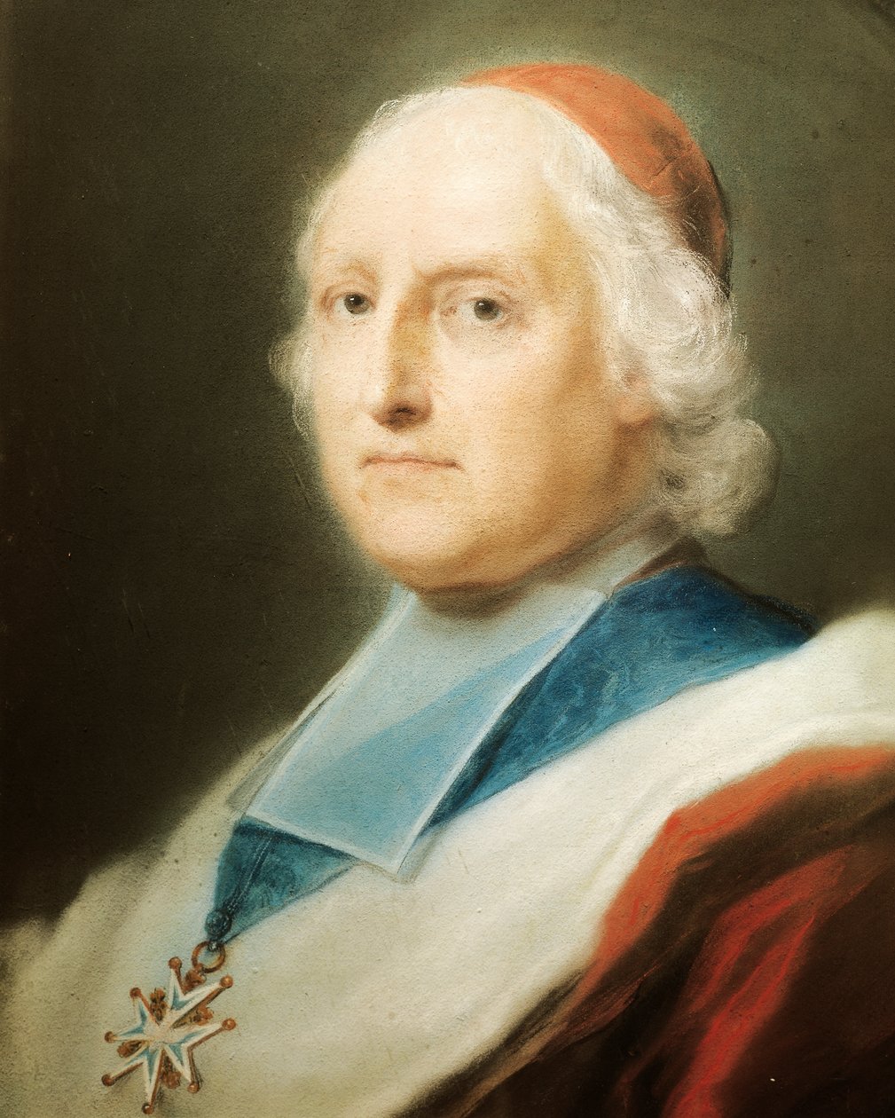 Porträt von Kardinal de Polignac, von Rosalba Carriera von Rosalba Giovanna Carriera
